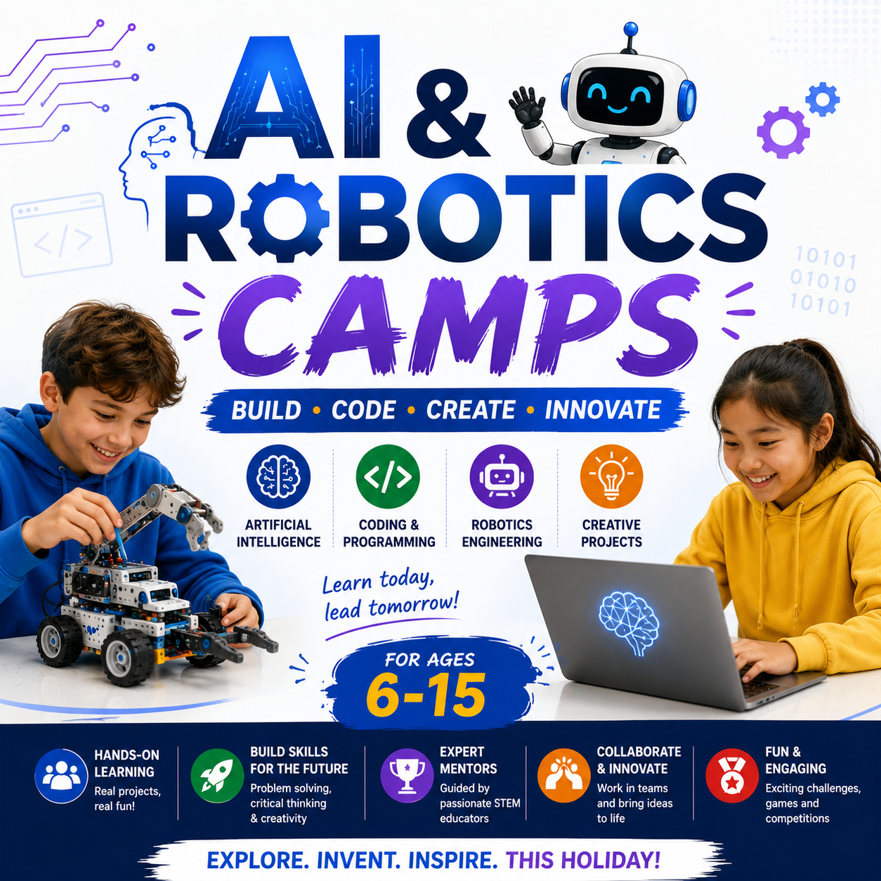 Holiday camp AI robotics highlight